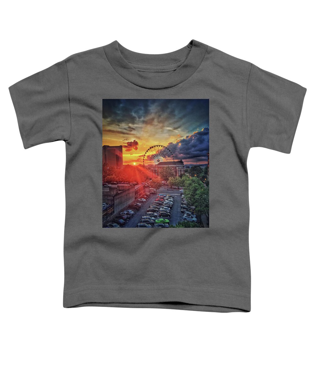 Sun Toddler T-Shirt featuring the photograph Beaming by Mike Dunn