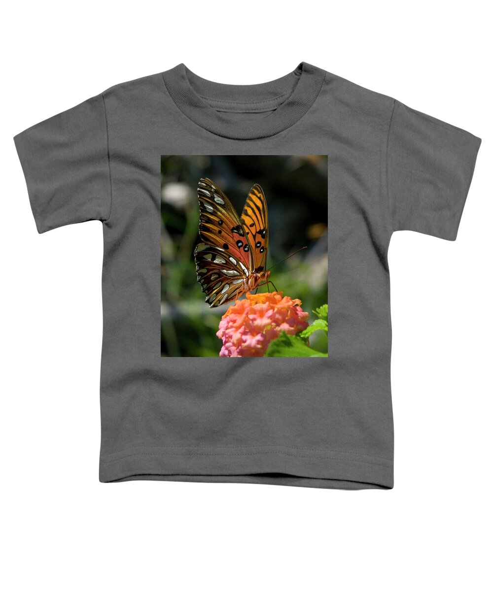 Butterfly Toddler T-Shirt featuring the photograph Beautiful Lady by Bess Carter