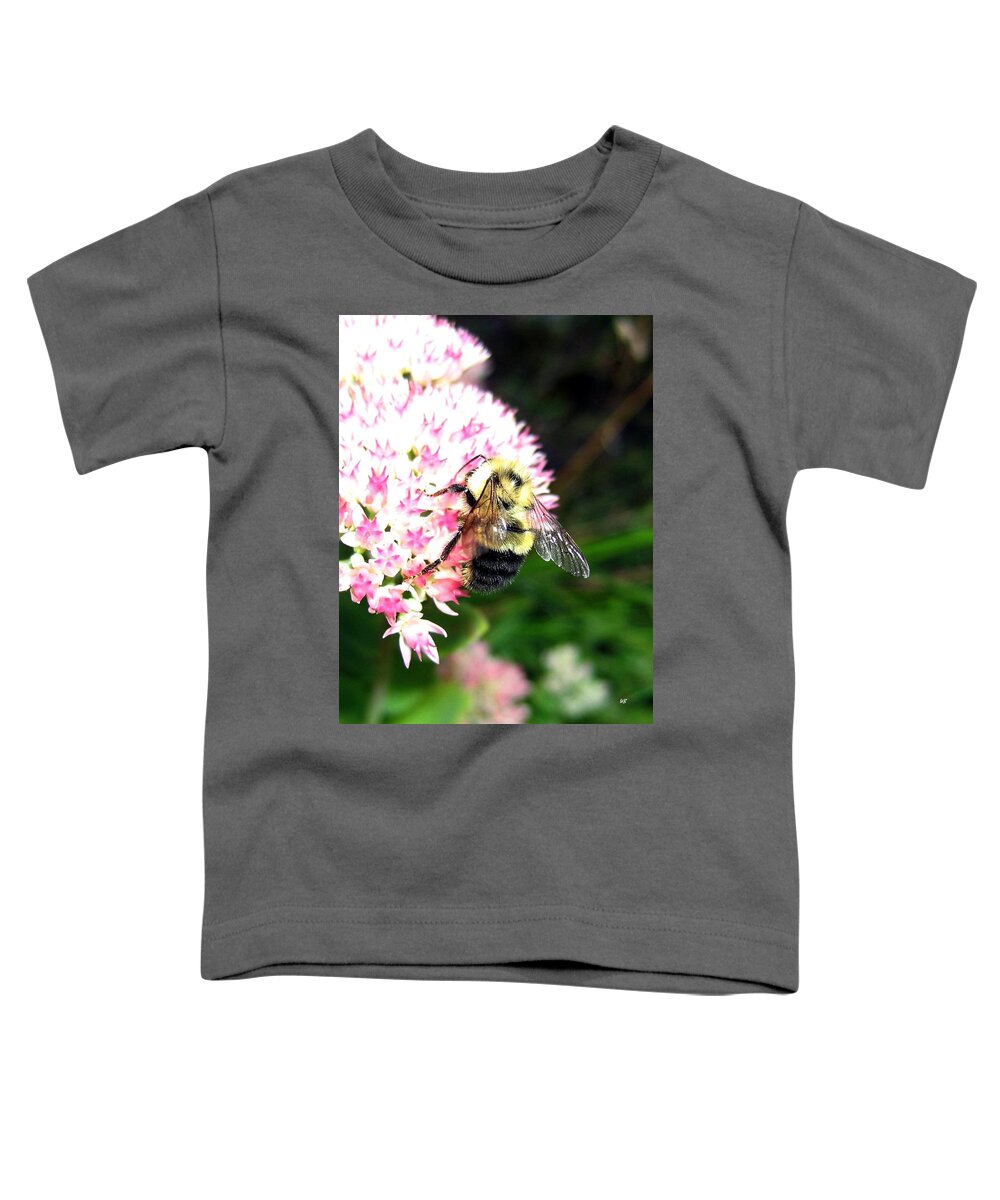 Bee Toddler T-Shirt featuring the photograph Bee-Line 2 by Will Borden