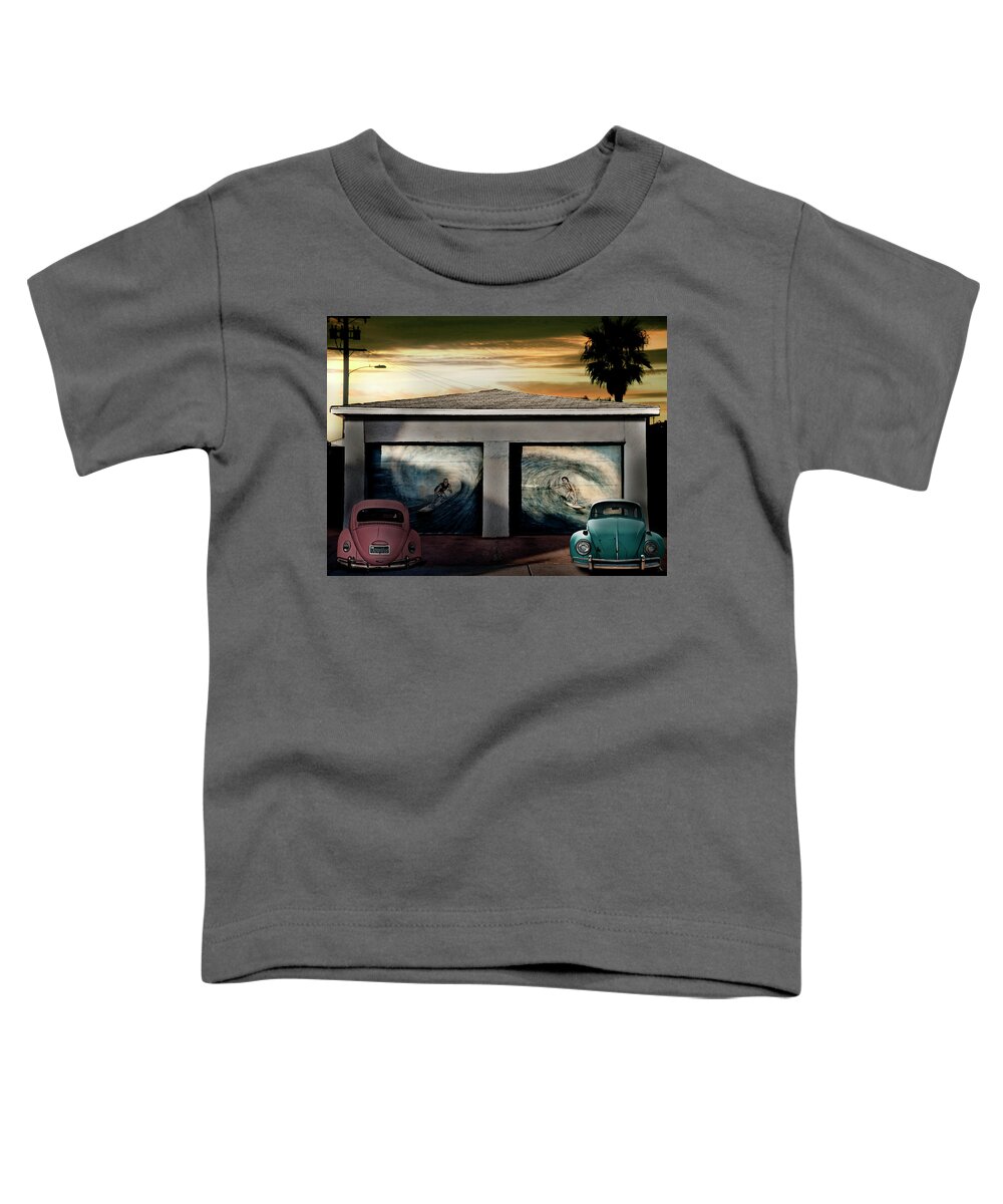 Transportation Toddler T-Shirt featuring the photograph Beetlemania by Larry Butterworth