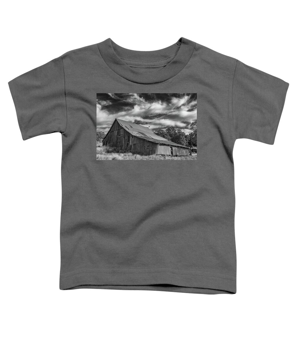 B&w Toddler T-Shirt featuring the photograph Before the Storm by Robin Mayoff