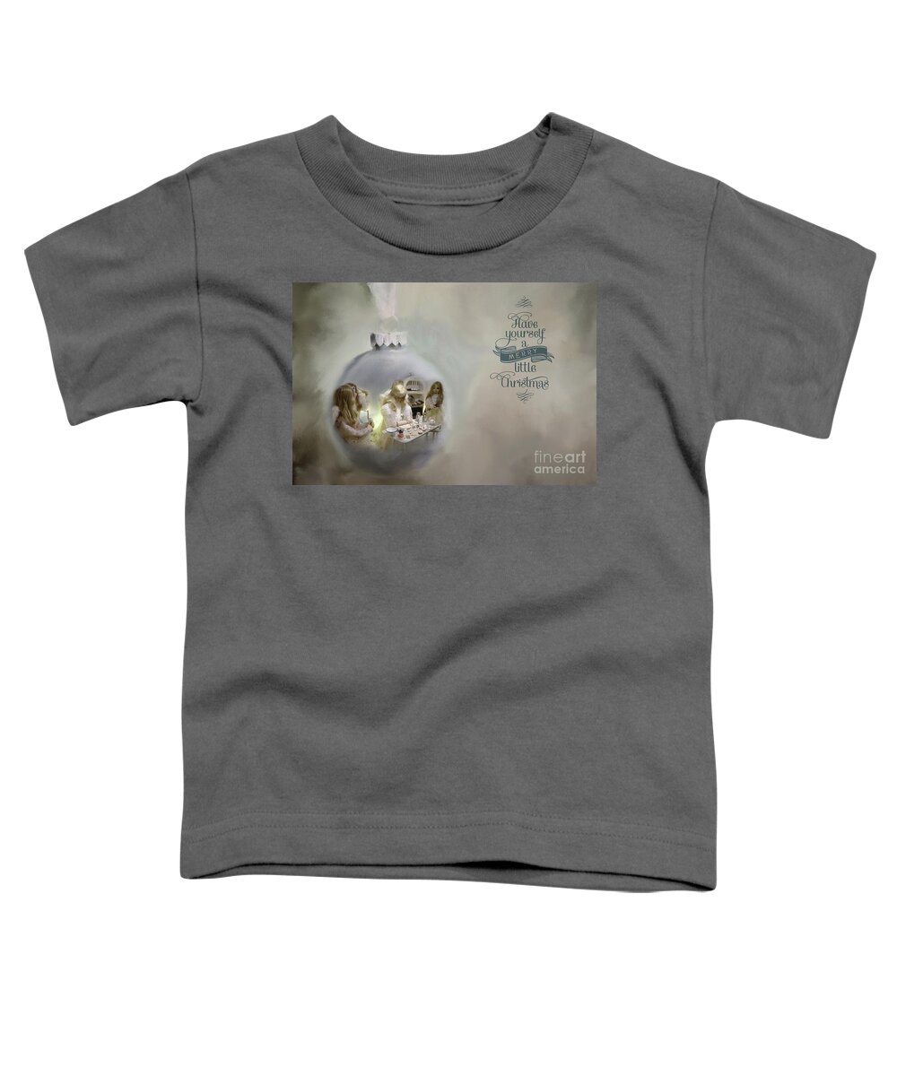Christmas Toddler T-Shirt featuring the photograph Believe in the Magic of Christmas by Eva Lechner