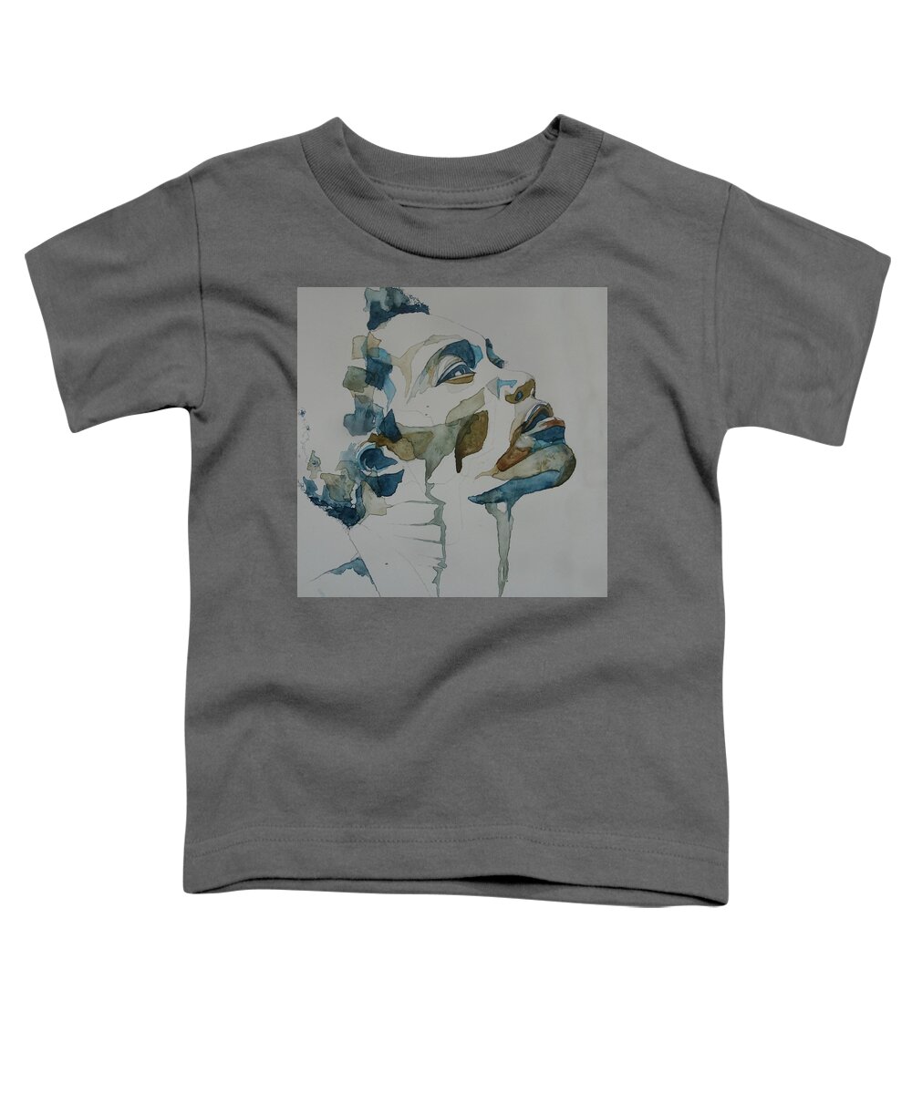 English Toddler T-Shirt featuring the painting Benjamin Clementine by Paul Lovering