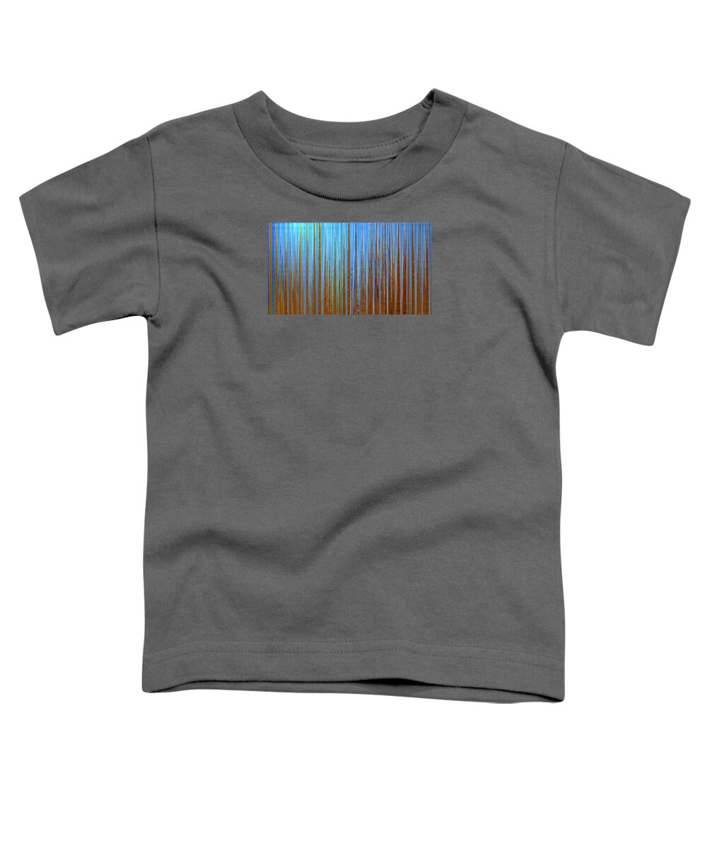 Abstract Toddler T-Shirt featuring the digital art Beyond the Veil by Gina Harrison