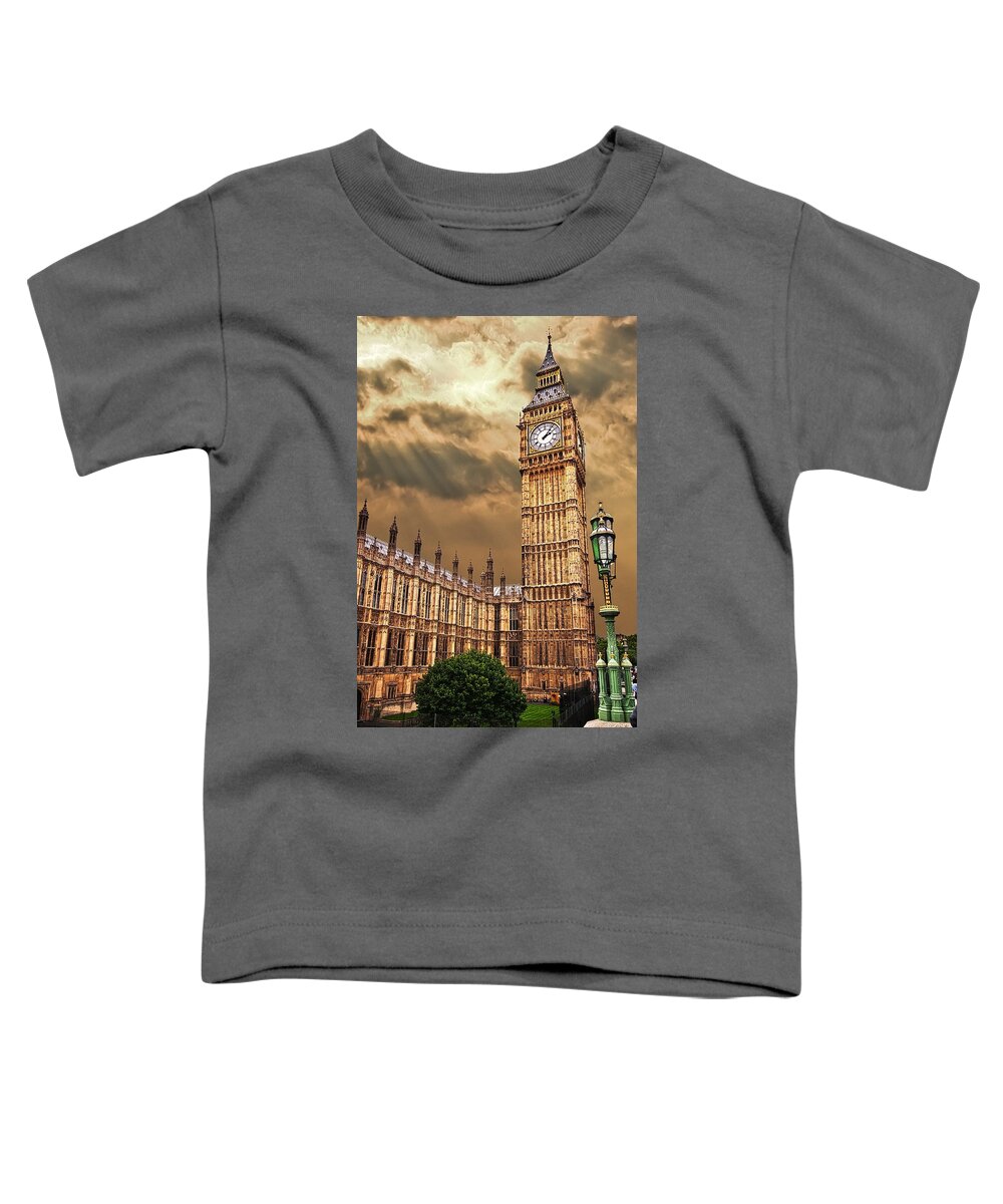 Big Ben Toddler T-Shirt featuring the photograph Big Ben's House by Meirion Matthias