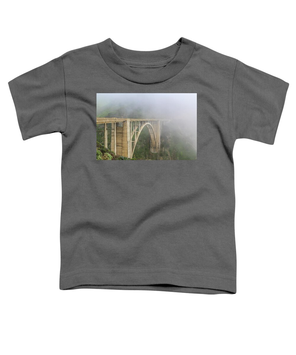 Holiday Toddler T-Shirt featuring the photograph Bixby bridge by Alberto Zanoni