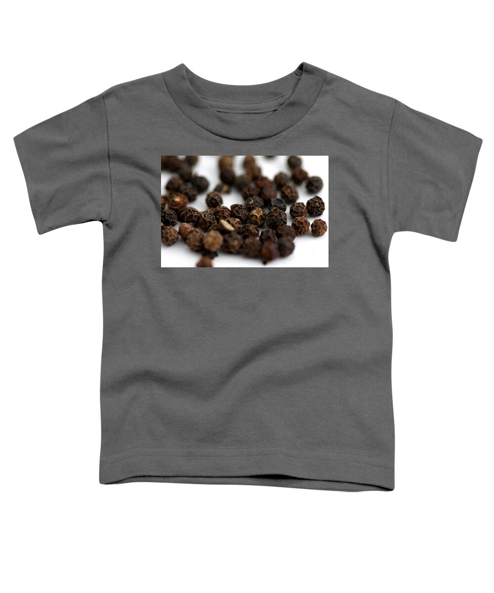 Black Toddler T-Shirt featuring the photograph Black Pepper by Henrik Lehnerer