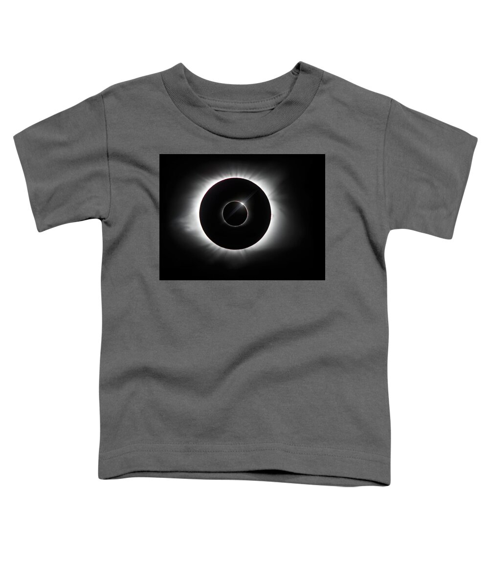 Total Solar Eclipse Toddler T-Shirt featuring the photograph Blinkless by Art Cole