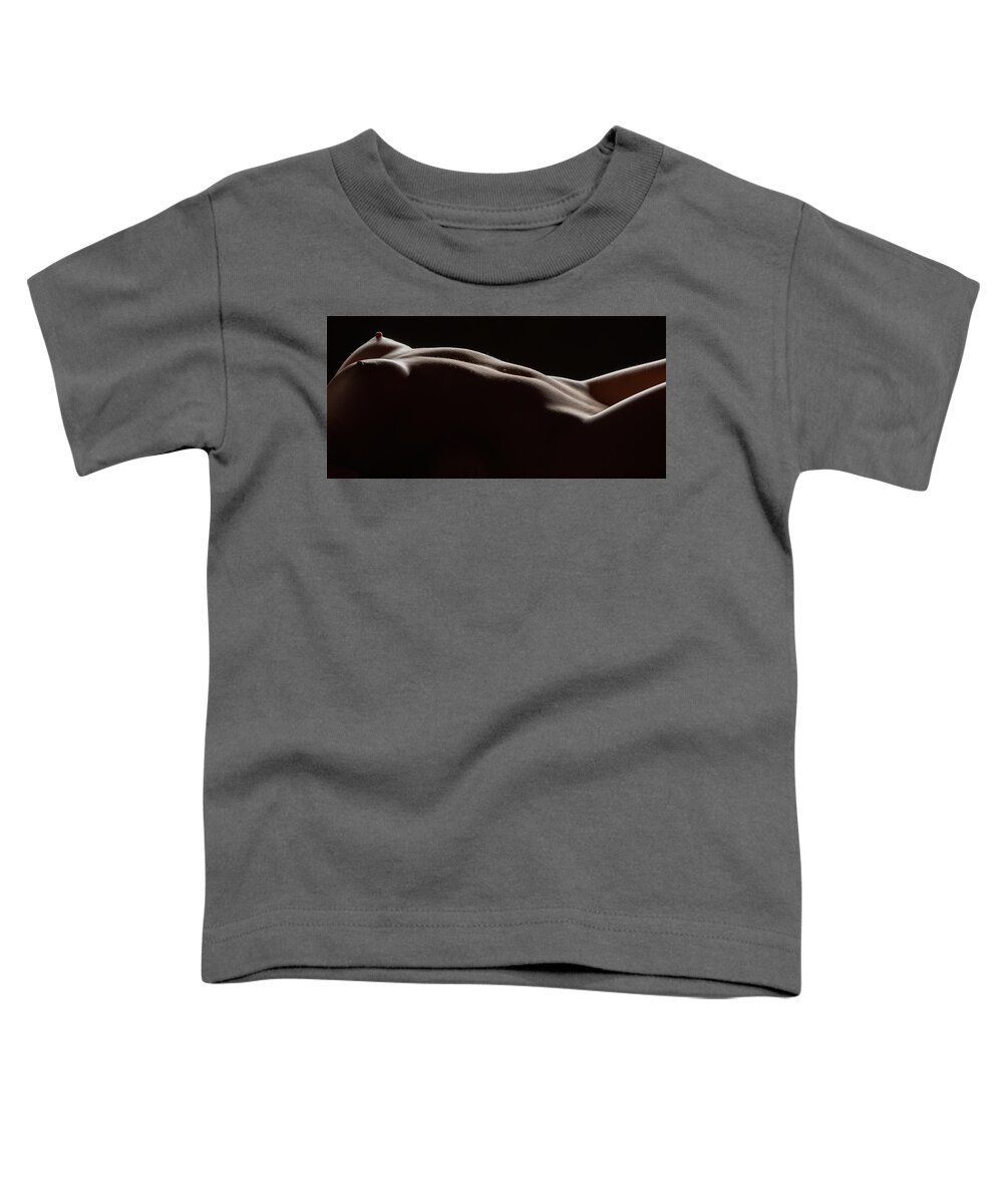 Silhouette Toddler T-Shirt featuring the photograph Bodyscape 254 by Michael Fryd