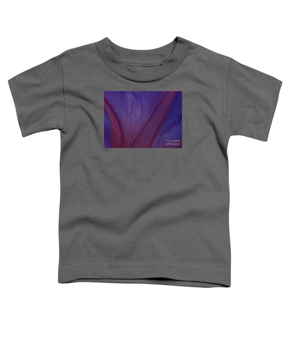 Floral Toddler T-Shirt featuring the photograph Into Purple by John F Tsumas