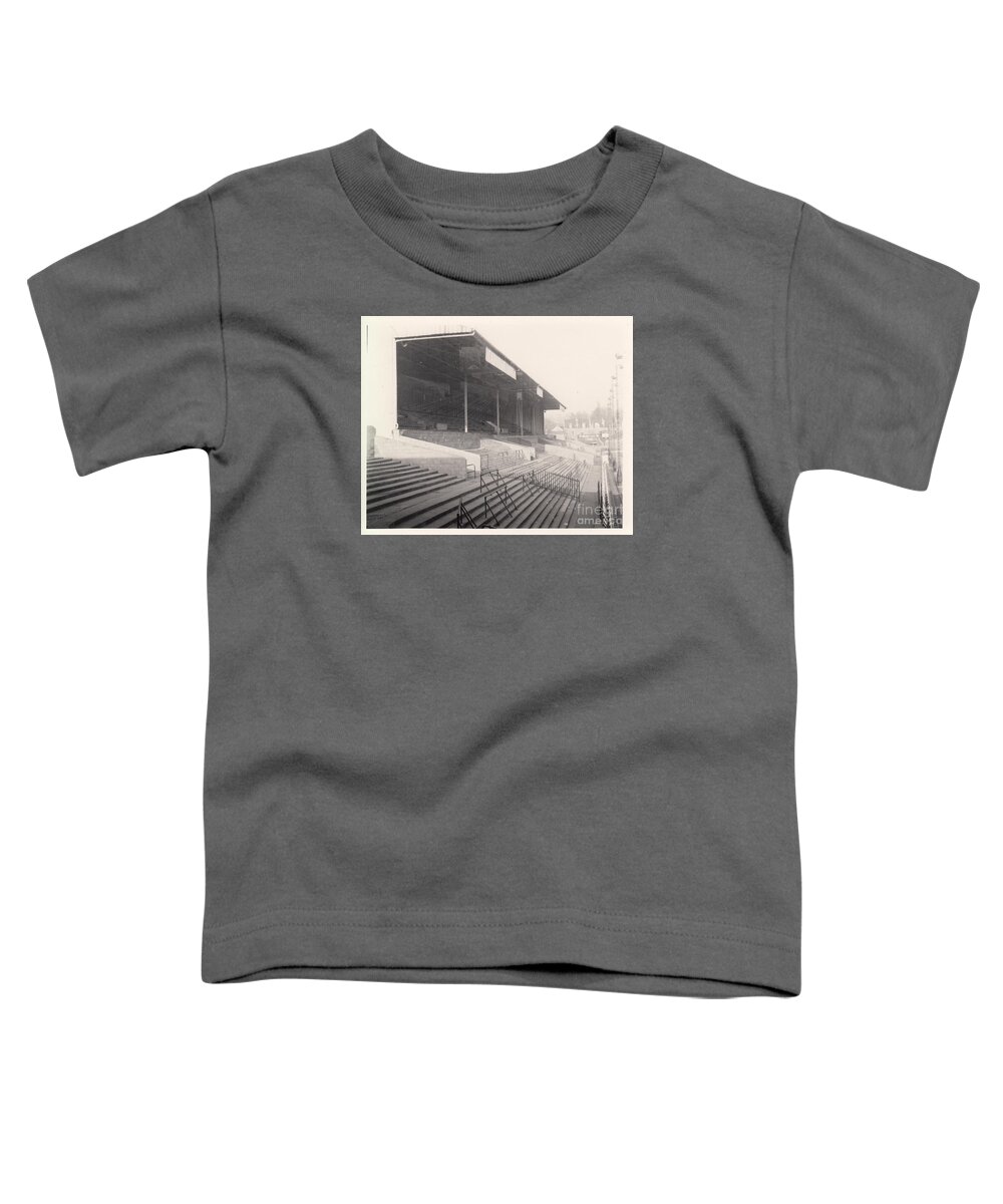  Toddler T-Shirt featuring the photograph Bristol City - Ashton Gate - Williams Stand 1 - October 1964 by Legendary Football Grounds