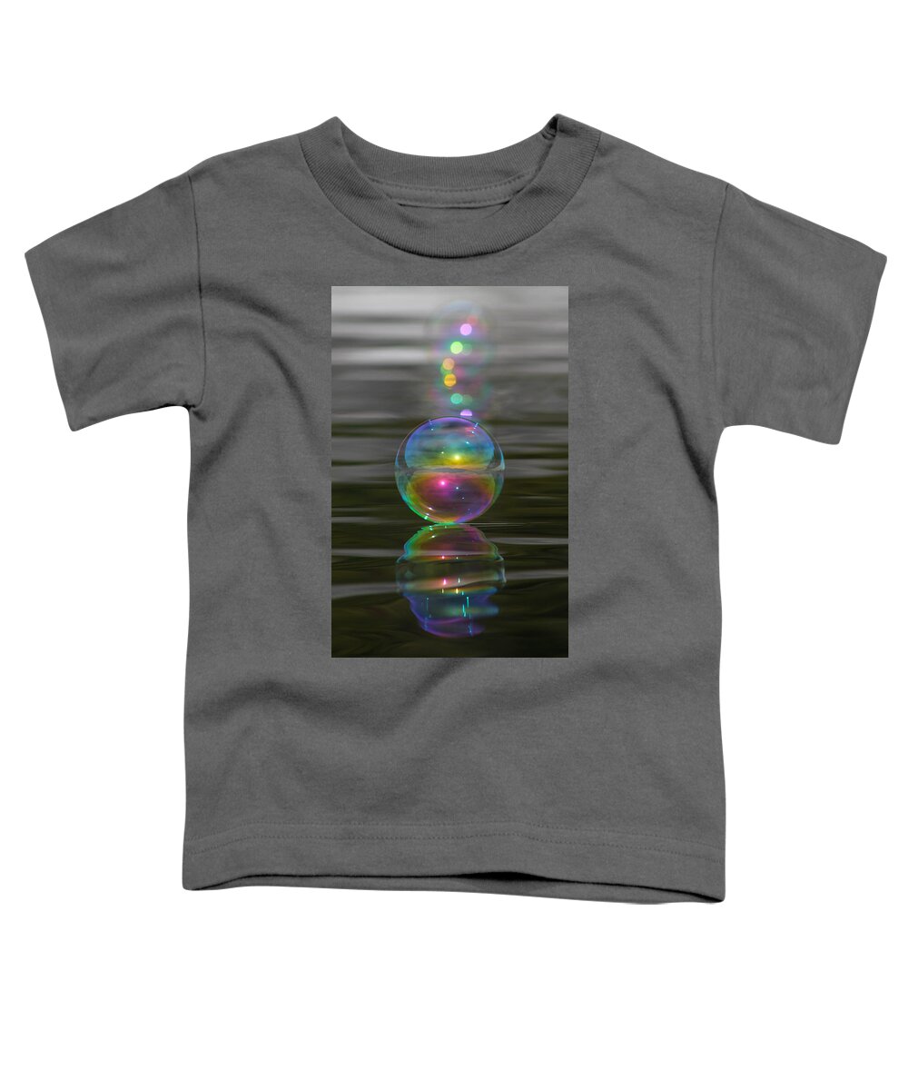 Bubble Toddler T-Shirt featuring the photograph Bubble Shazam by Cathie Douglas