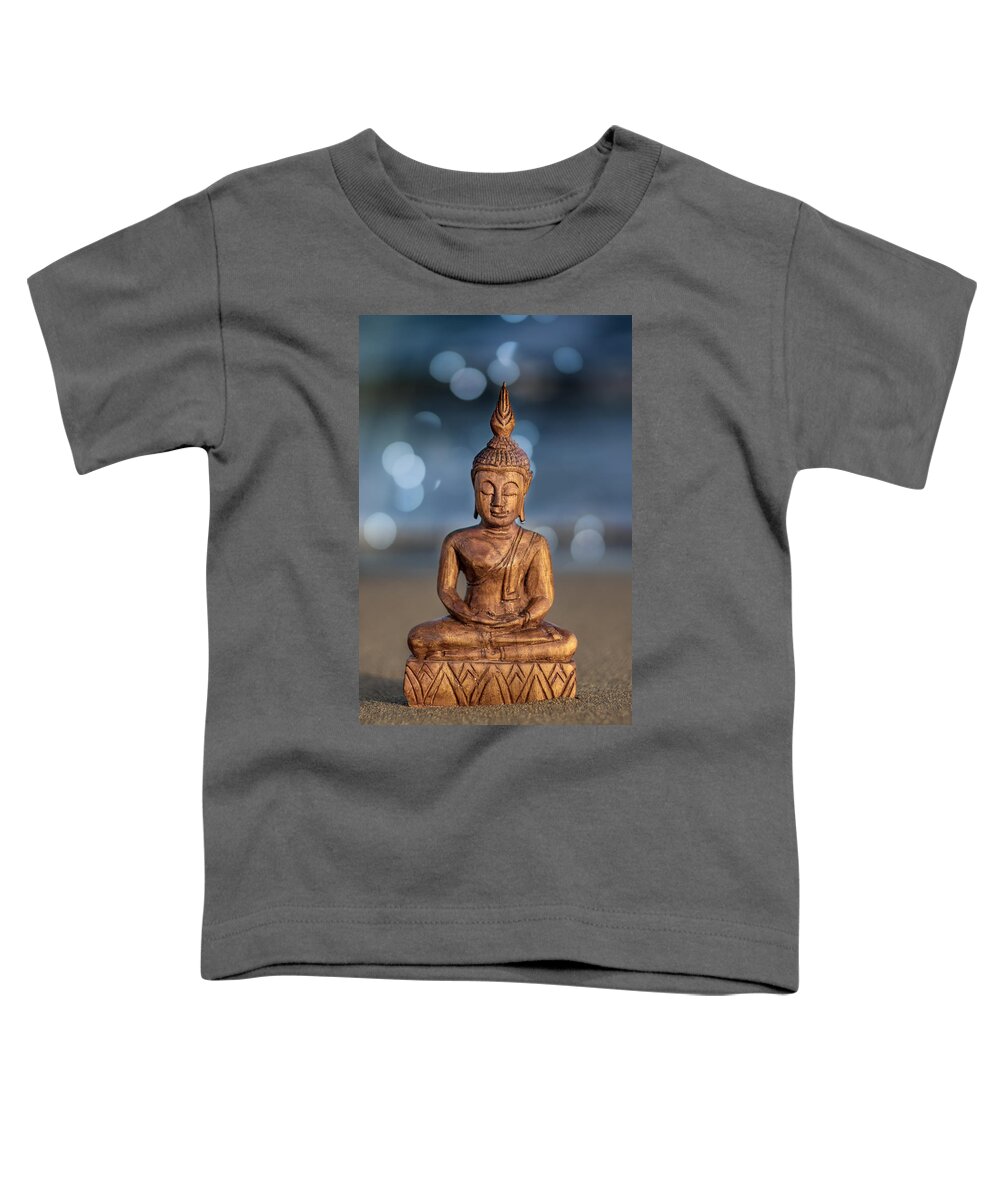 Sea Toddler T-Shirt featuring the photograph Buddha by Stelios Kleanthous