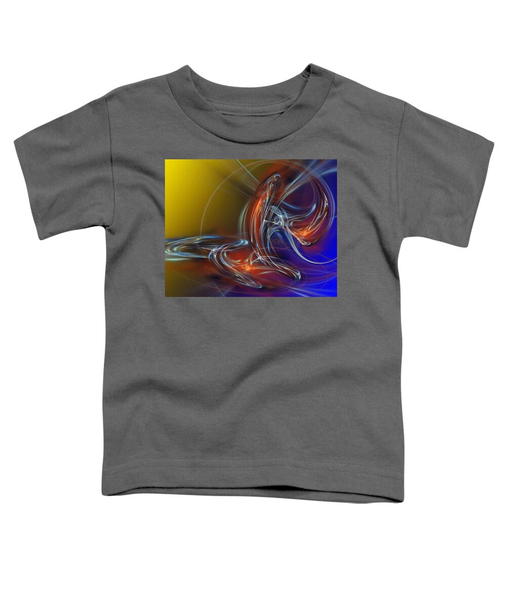 Fine Art Toddler T-Shirt featuring the digital art Buddhist Protest by David Lane