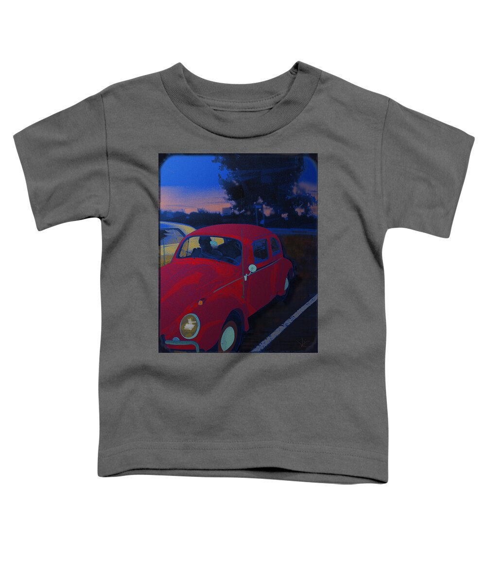 Victor Shelley Toddler T-Shirt featuring the digital art Bug Ride by Victor Shelley