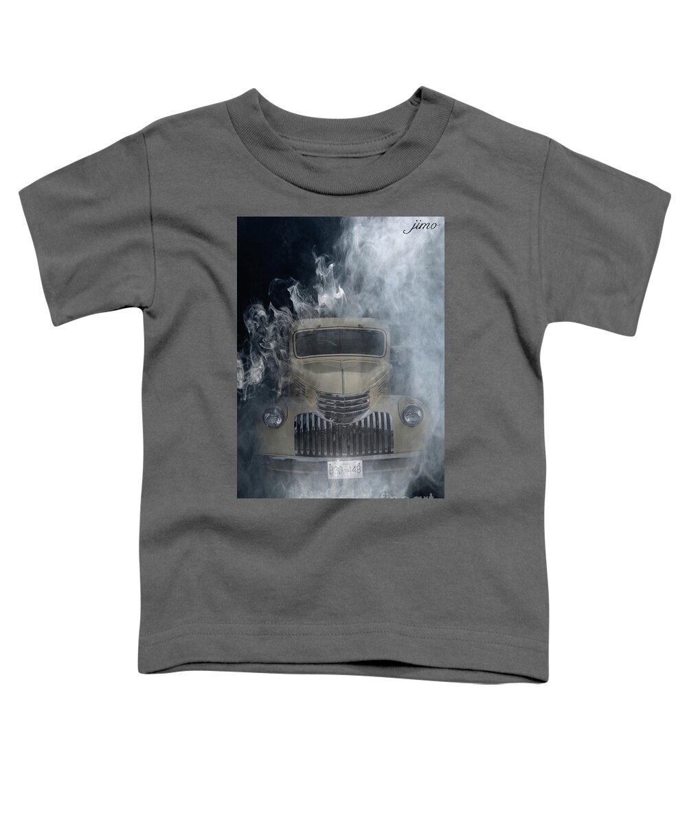 Burn Toddler T-Shirt featuring the digital art Burnout by Jim Hatch