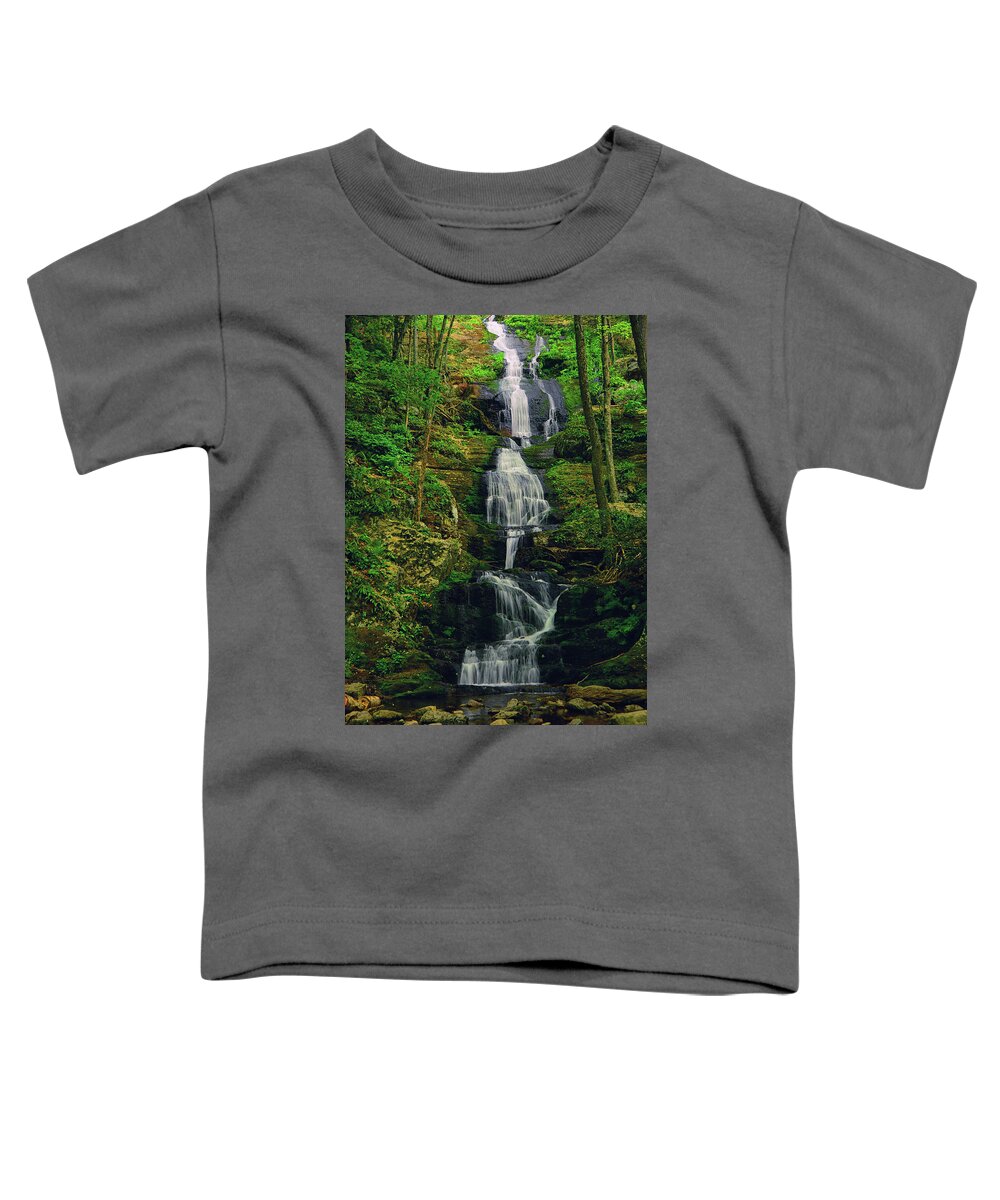 Buttermilk Falls Toddler T-Shirt featuring the photograph Buttermilk Falls 3 by Raymond Salani III
