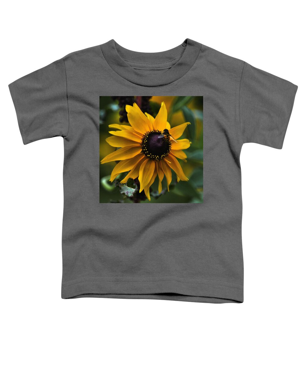 Flower Toddler T-Shirt featuring the photograph Buzzed by Robert McCubbin