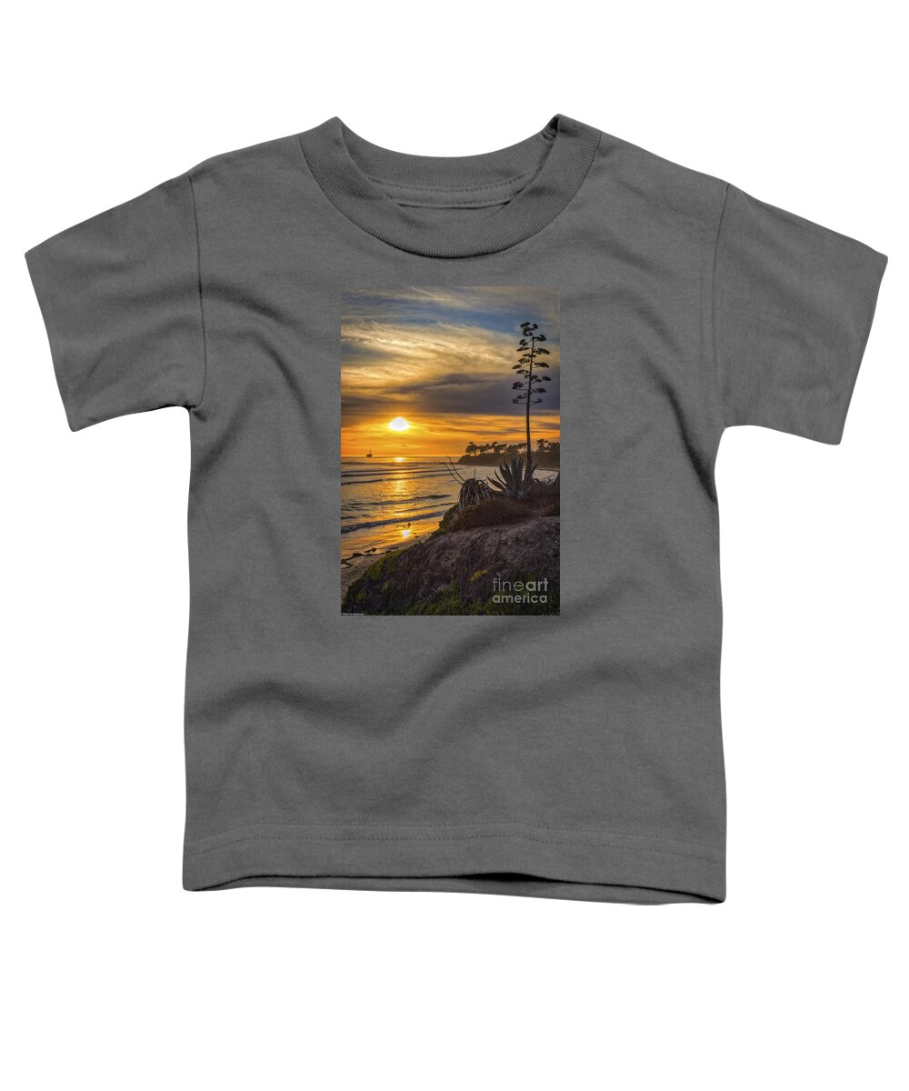 California Sun Toddler T-Shirt featuring the photograph California Sun by Mitch Shindelbower