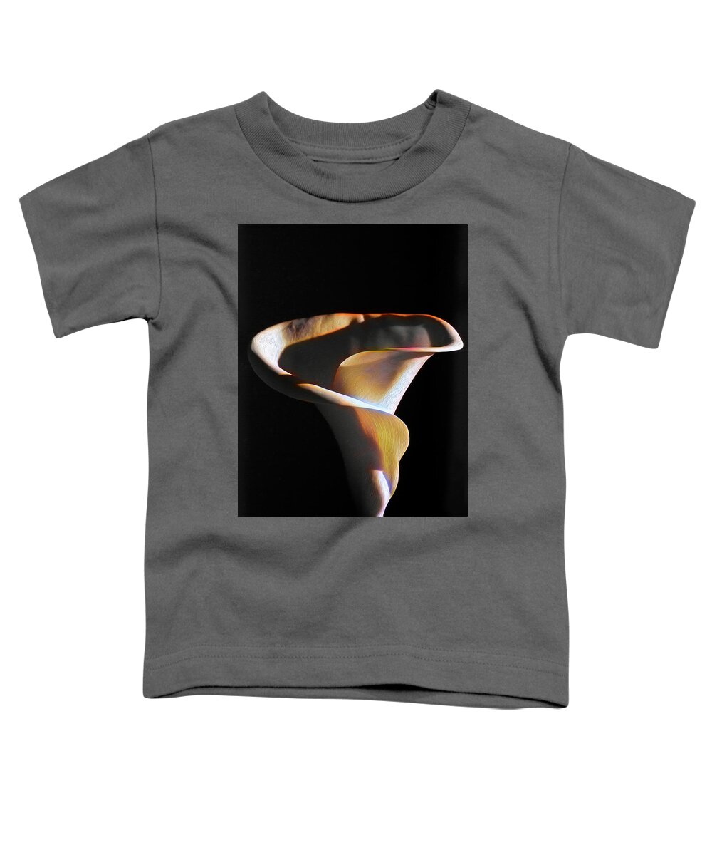 Calla Lily Toddler T-Shirt featuring the photograph Calla Lily Dreams by Joe Schofield