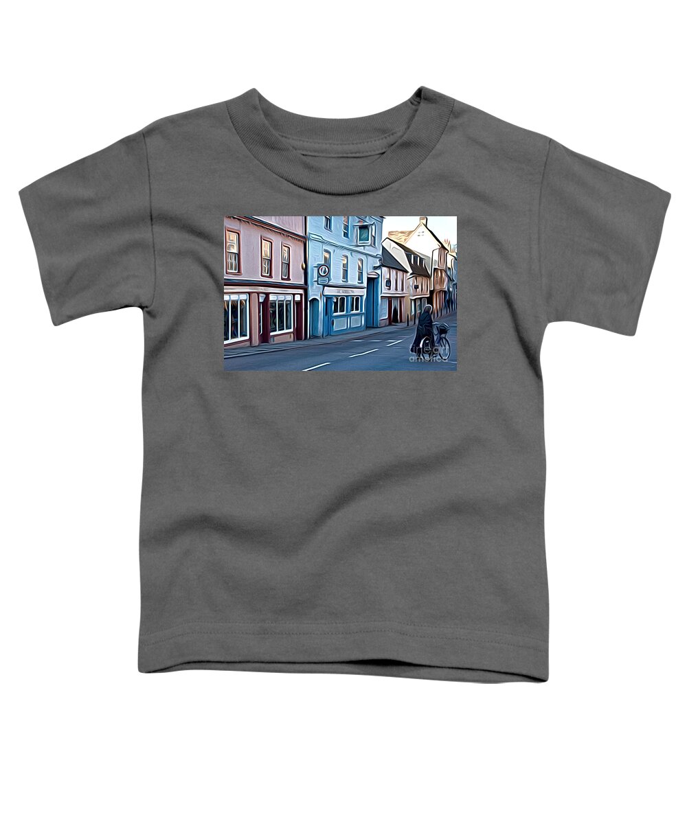 Cambridge Toddler T-Shirt featuring the photograph Cambridge old town by Andrew Michael