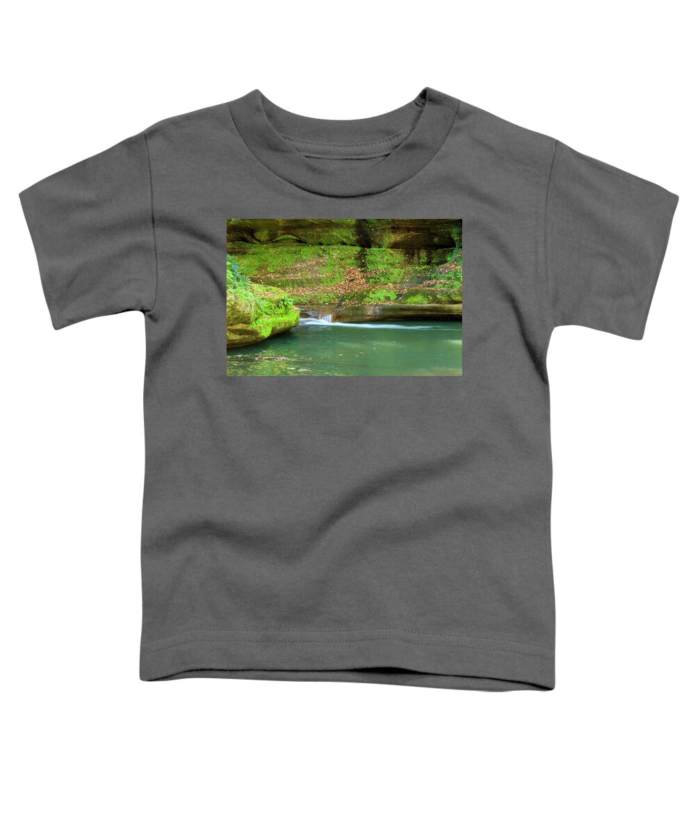 Illinois Toddler T-Shirt featuring the photograph Canyon Solitude by Todd Bannor