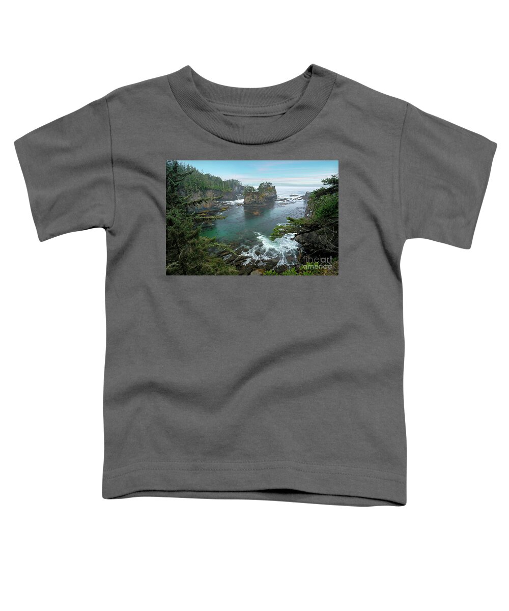 Cape Flattery Toddler T-Shirt featuring the photograph Cape Flattery North Western Point by Martin Konopacki