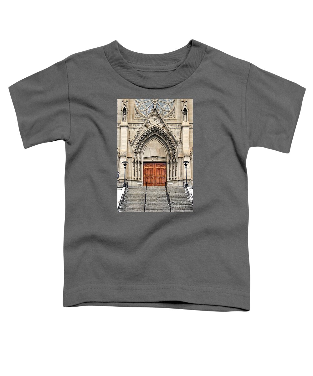 Saint Helena Toddler T-Shirt featuring the photograph Cathedral of St Helena by Richard Lynch