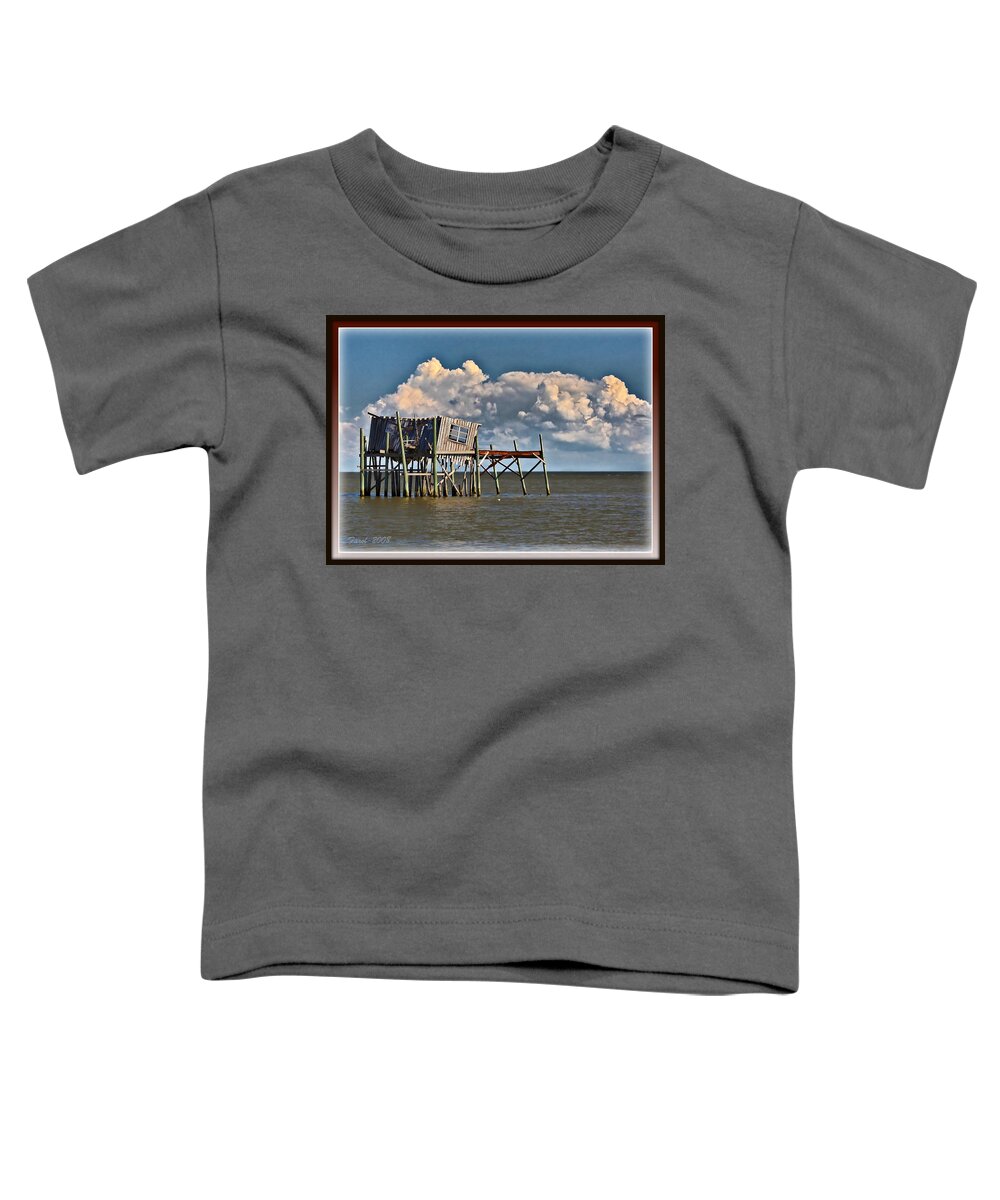 Cedar Key Toddler T-Shirt featuring the photograph Cedar Key Honeymoon Shack I by Farol Tomson