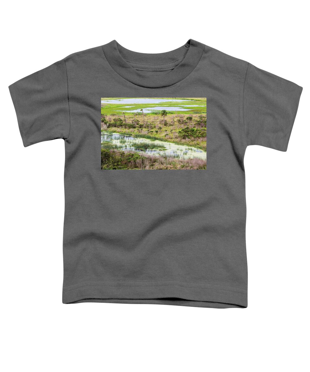 Celery Toddler T-Shirt featuring the photograph Celery Fields View by Richard Goldman