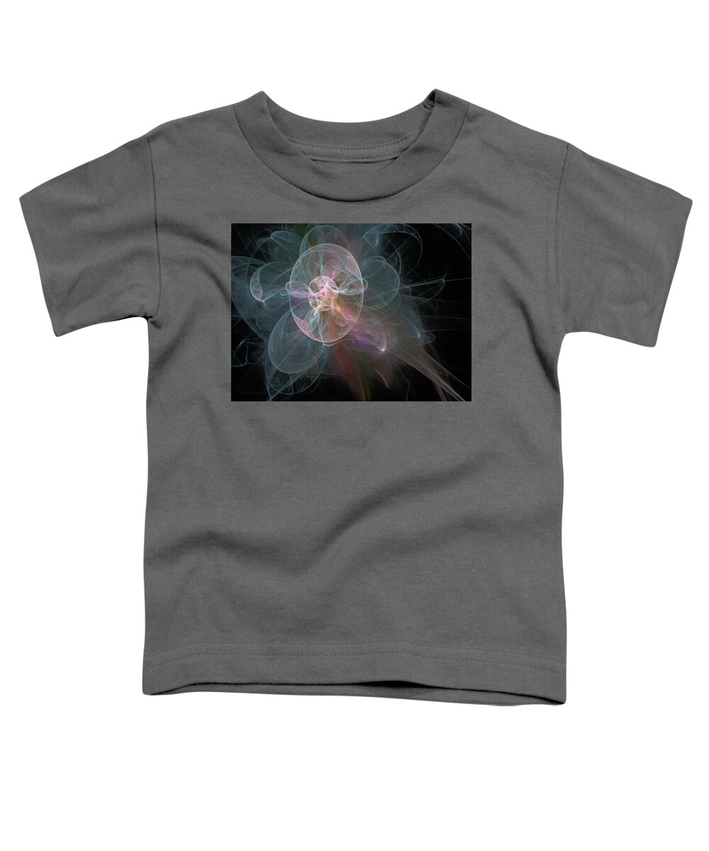 Abstract Toddler T-Shirt featuring the photograph Celestial Jellyfish by Ronda Broatch