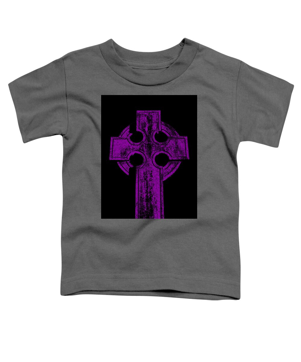  Toddler T-Shirt featuring the photograph Celtic Cross by Nathan Little