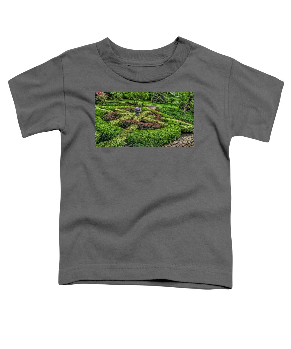 New Jersey Toddler T-Shirt featuring the photograph Celtic Topiary at Frelinghuysen Arboretum by Christopher Lotito