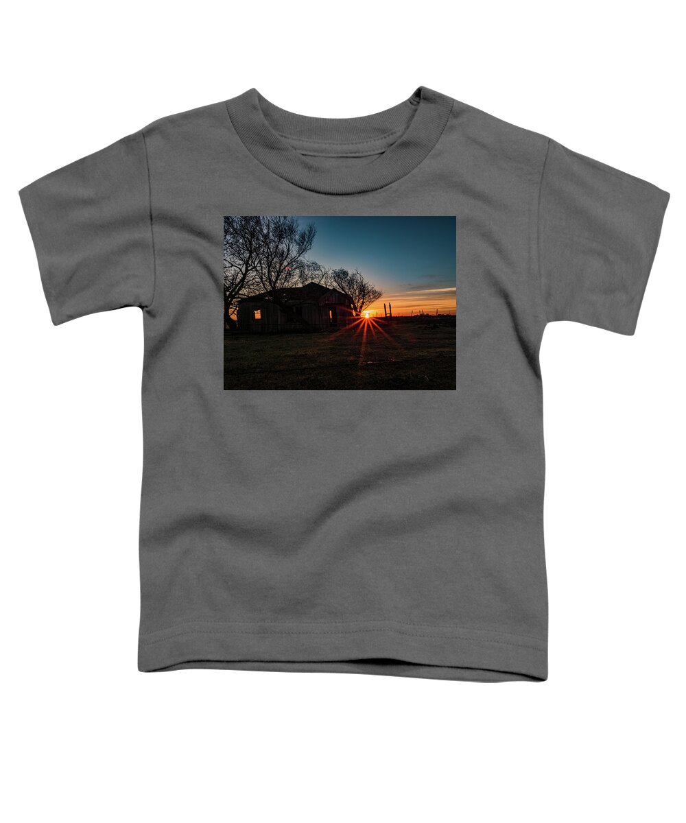 Sunrise Toddler T-Shirt featuring the photograph Central Texas Sunrise by Jerry Connally