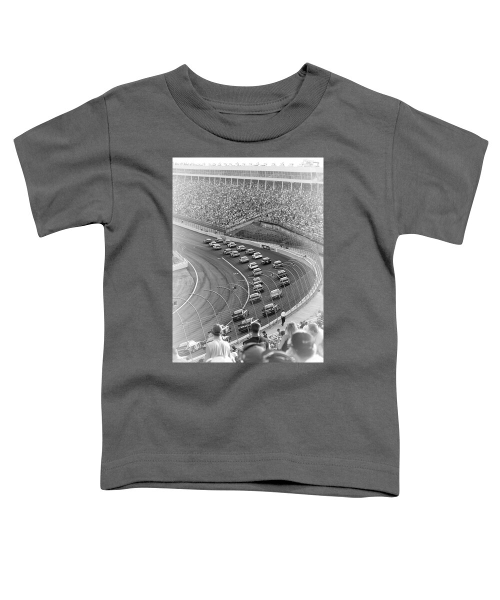 Racetrack Toddler T-Shirt featuring the photograph A Day At The Racetrack #2 by Karol Livote