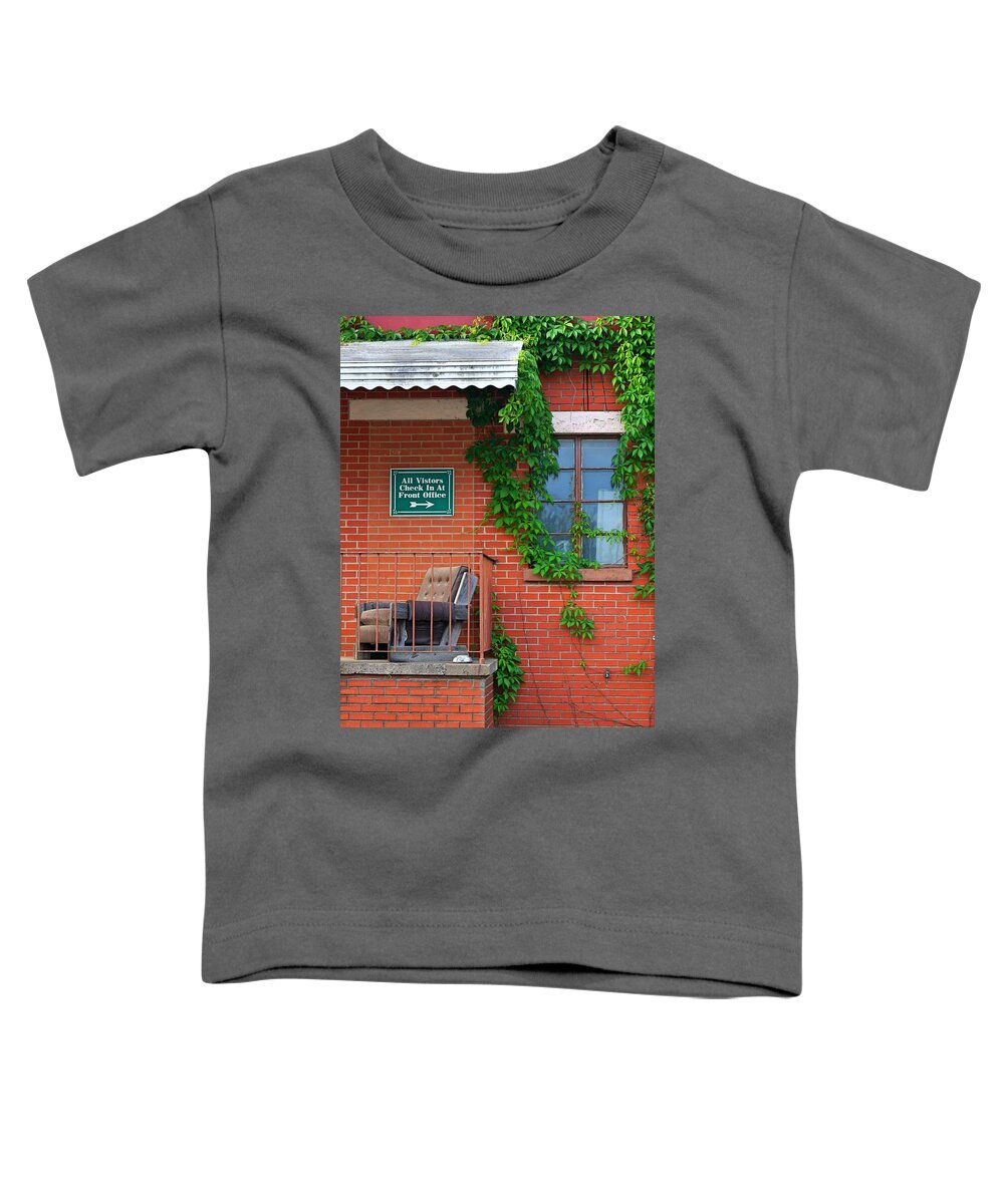  Toddler T-Shirt featuring the photograph Check In by Rodney Lee Williams