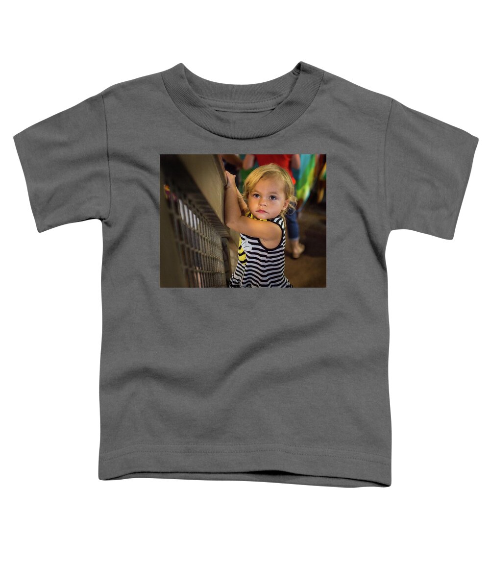 Bill Pevlor Toddler T-Shirt featuring the photograph Child In the Light by Bill Pevlor