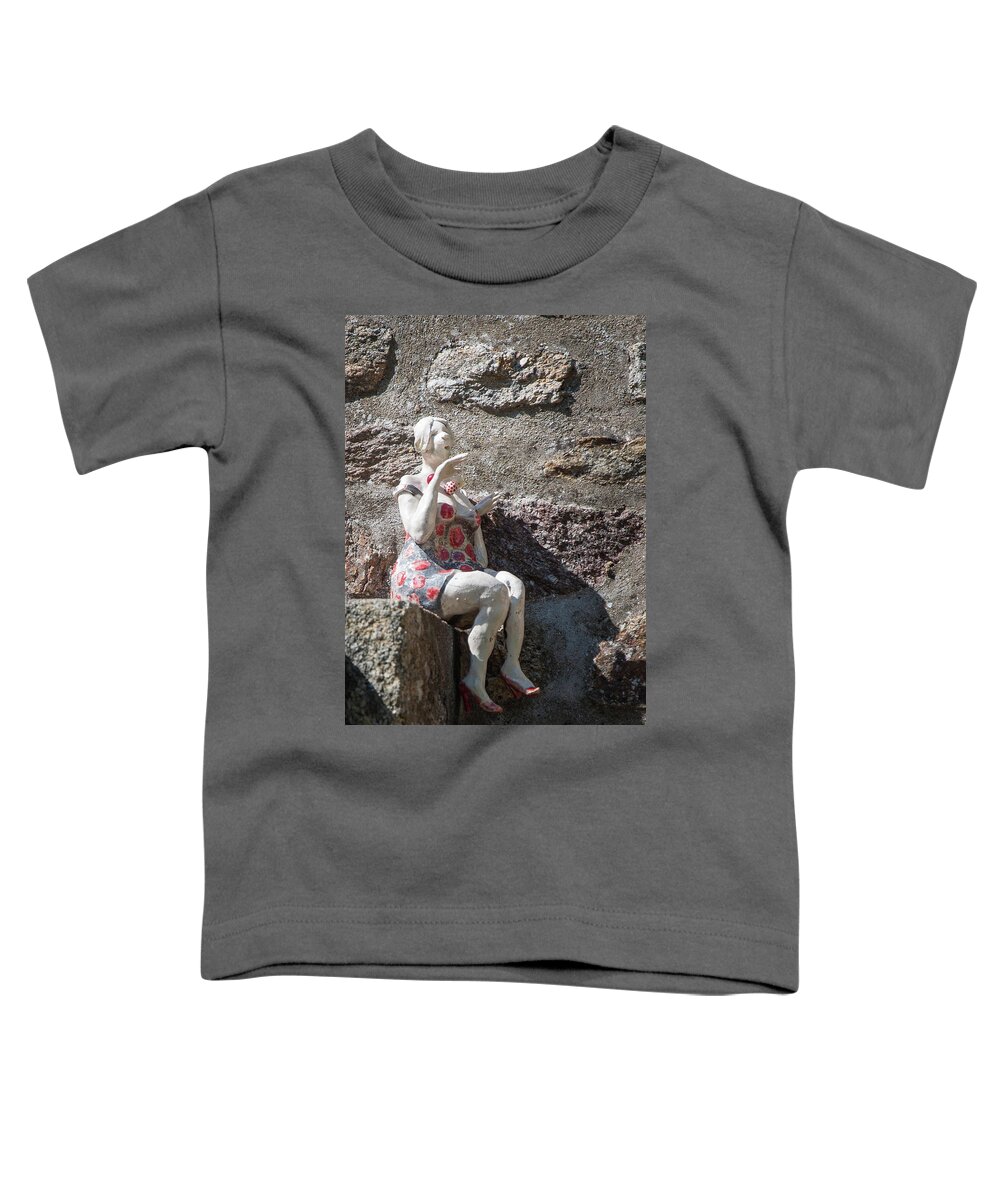 Figurine Toddler T-Shirt featuring the photograph China Girl by Geoff Smith
