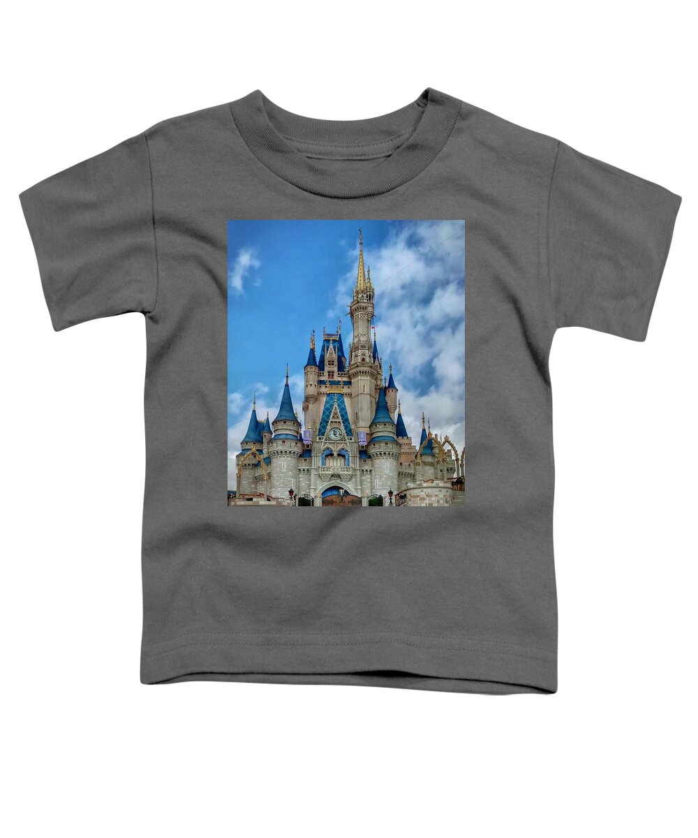 Castle Toddler T-Shirt featuring the photograph Cinderella Castle by Chris Montcalmo