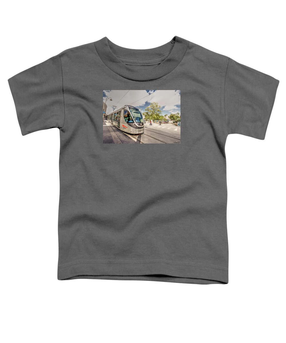 Train Toddler T-Shirt featuring the photograph Citypass by Uri Baruch