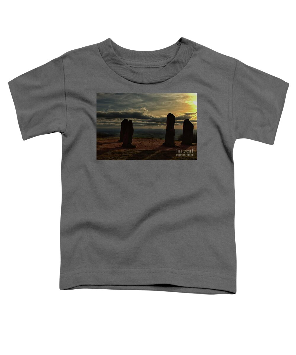 Monument Toddler T-Shirt featuring the photograph Clent Hills Folly by Baggieoldboy
