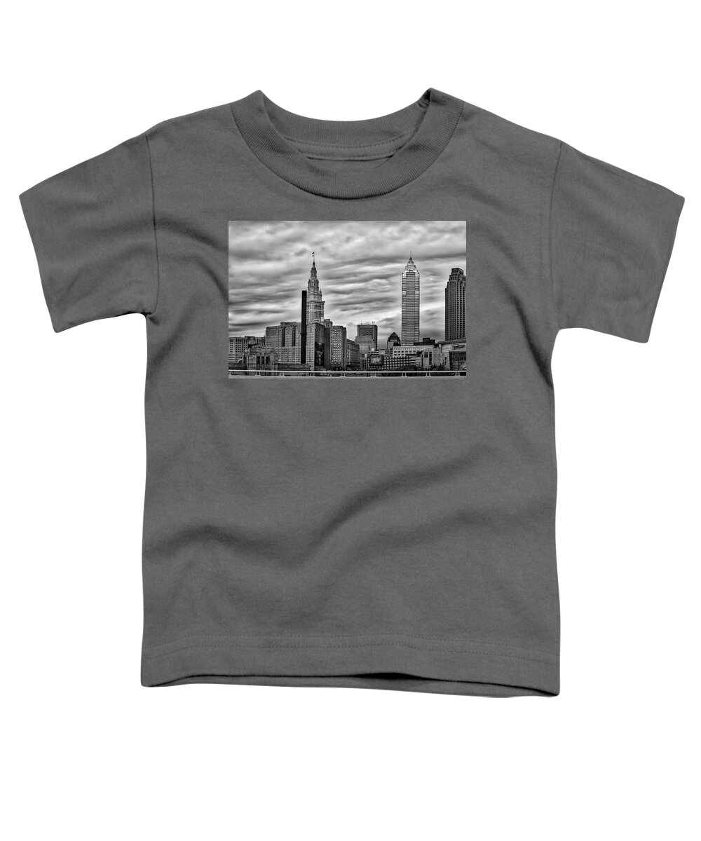 Cleveland Toddler T-Shirt featuring the photograph Cleveland by Jackie Sajewski