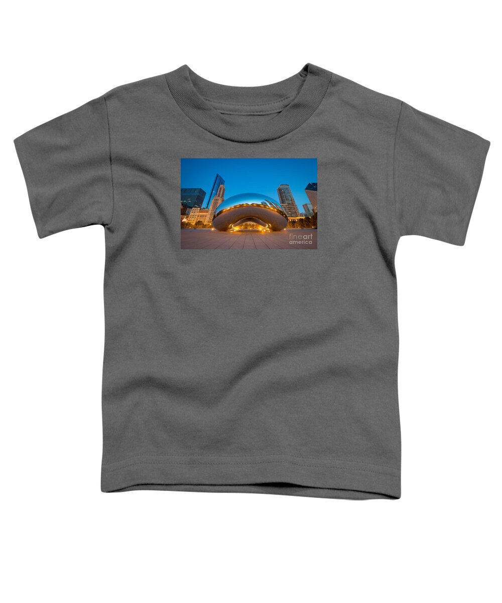 Cloud Gate Toddler T-Shirt featuring the photograph Cloud Gate Chicago by Michael Ver Sprill
