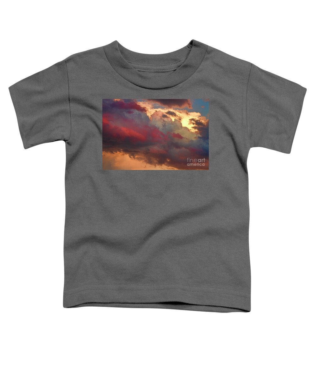 Sunsets Toddler T-Shirt featuring the photograph Cloudscape Sunset 46 by James BO Insogna