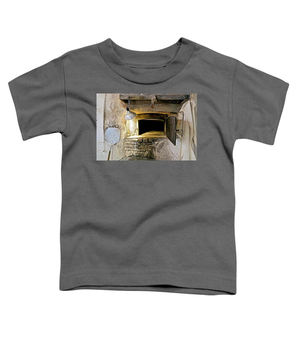 Oven Toddler T-Shirt featuring the photograph Coal-fired Oven by Mike Reilly