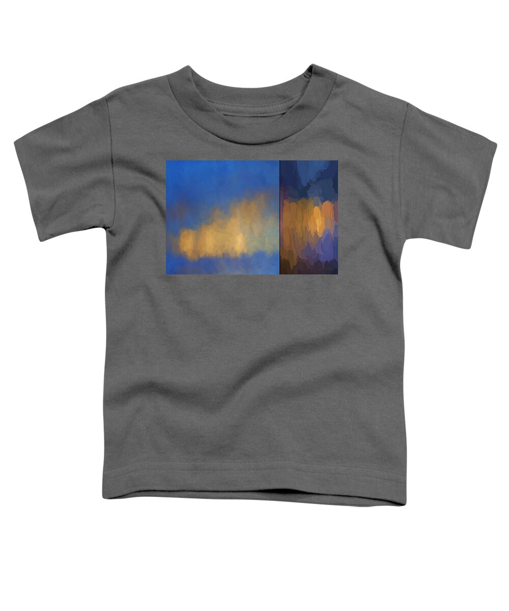 Abstract Toddler T-Shirt featuring the digital art Color Abstraction LV by David Gordon