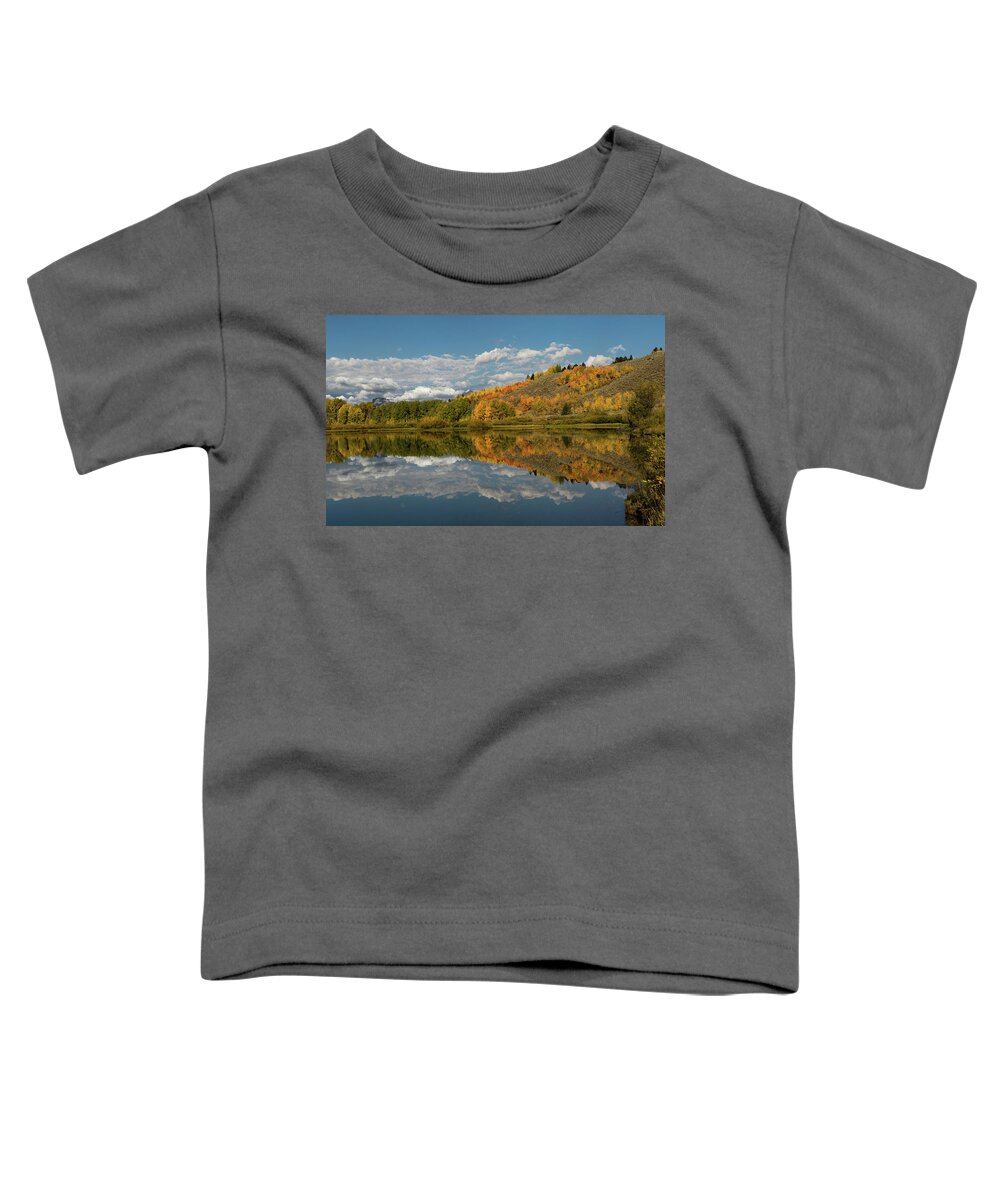 Fall Toddler T-Shirt featuring the photograph Color at Oxbow Bend by Ronnie And Frances Howard