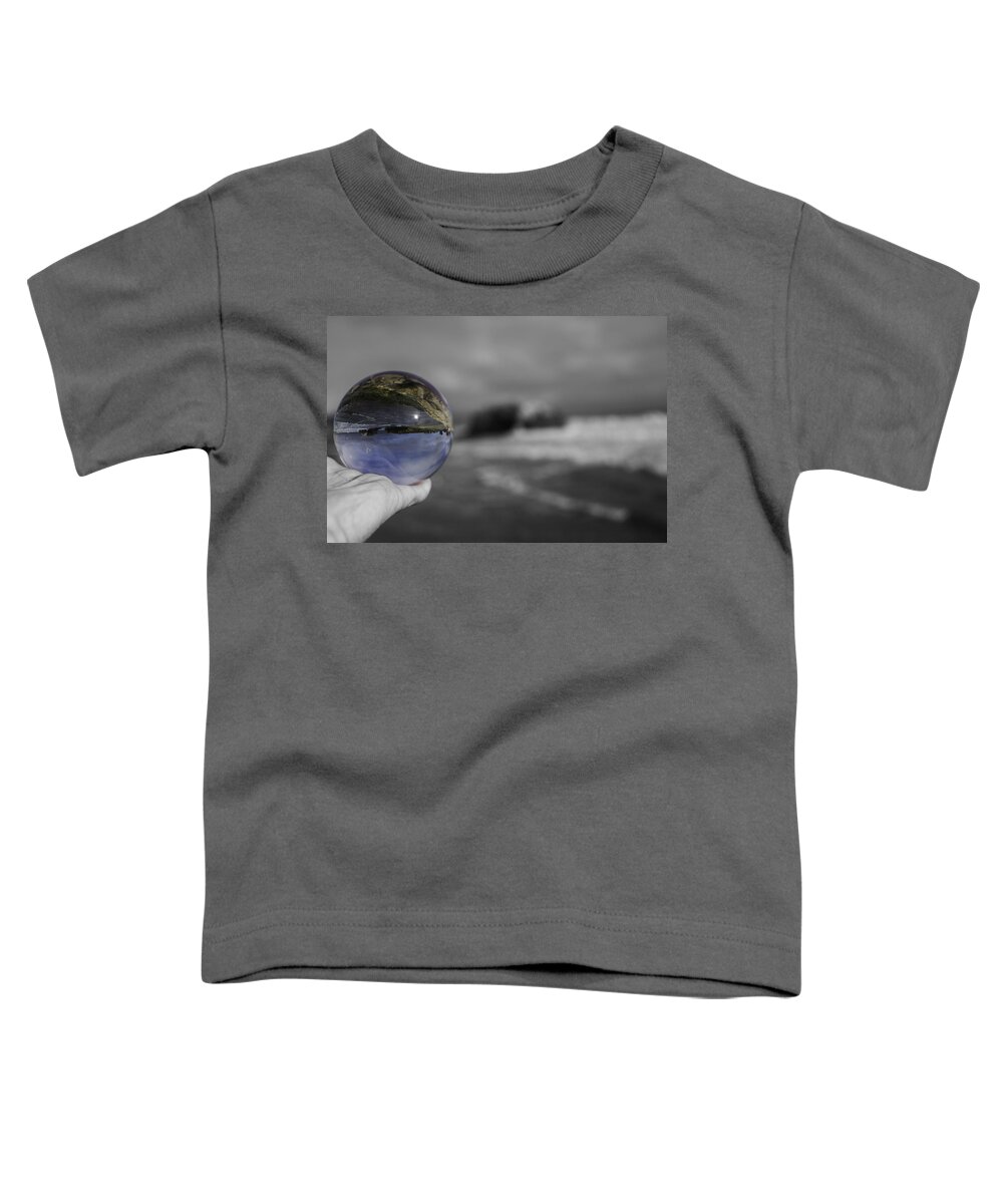 Natural Bridges Toddler T-Shirt featuring the photograph Color Ball by Lora Lee Chapman