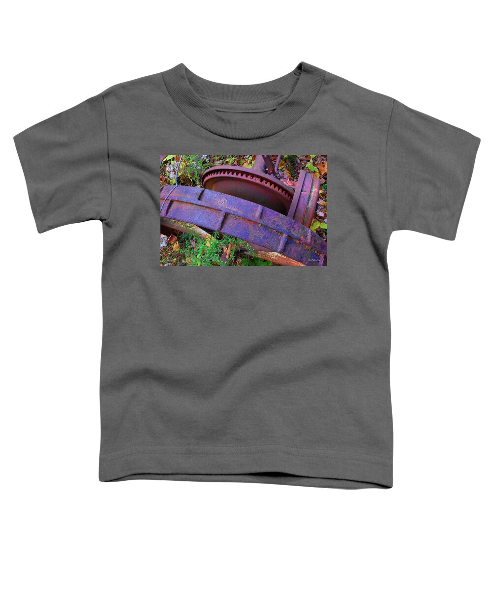 Maine Toddler T-Shirt featuring the photograph Colorful Gear by Tim Kathka