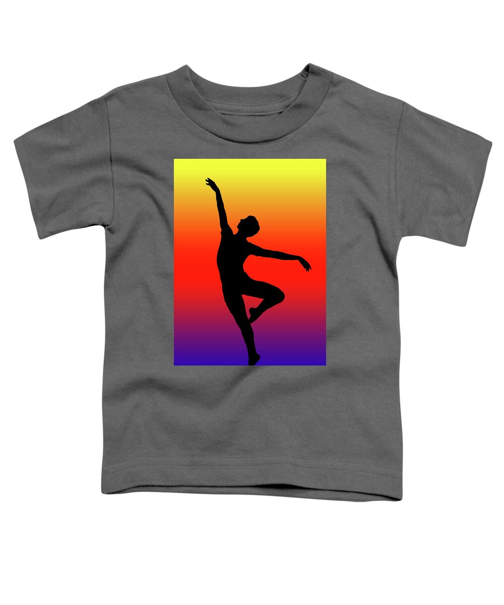 Dance Toddler T-Shirt featuring the digital art Colors Dance by Angel Jesus De la Fuente